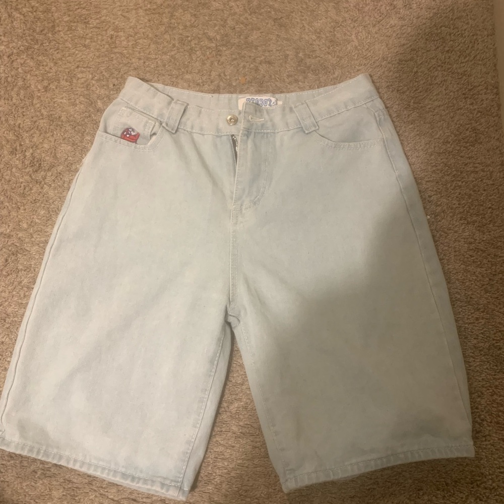 Light Blue Jorts